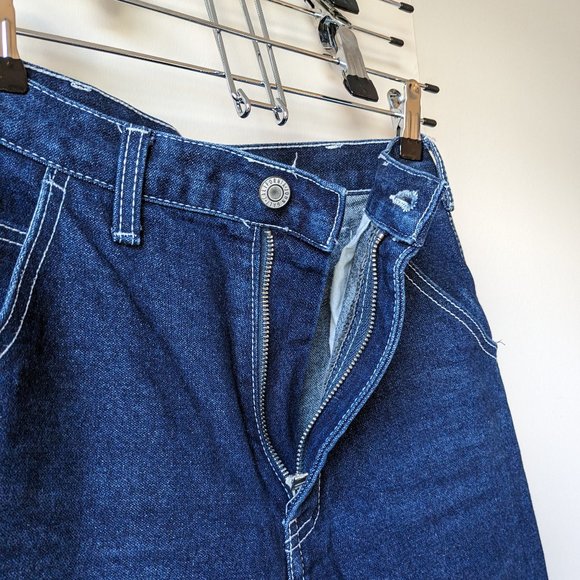 J. Galt Brandy Melville Ariana Carpenter High Rise Dark Wash Jeans (Size: Sm) - Picture 3 of 6